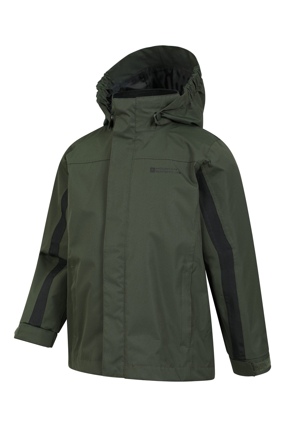 Mountain Warehouse Samson Kids Waterproof Jacket Unisex Taped Seams Rain Coat - Picture 19 of 26