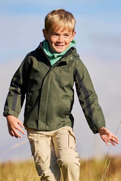 Samson II Kids Waterproof Jacket - Green