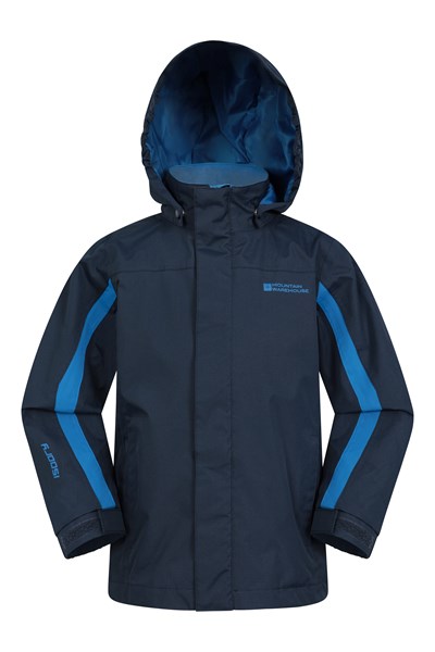 Samson II Kids Waterproof Jacket - Navy
