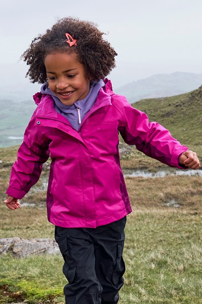 Shelly Kids Waterproof Jacket - Pink