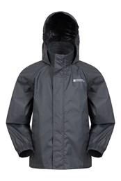 Pakka II Kids Waterproof Jacket Charcoal