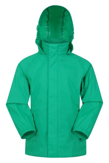 Pakka II Kids Waterproof Jacket Green