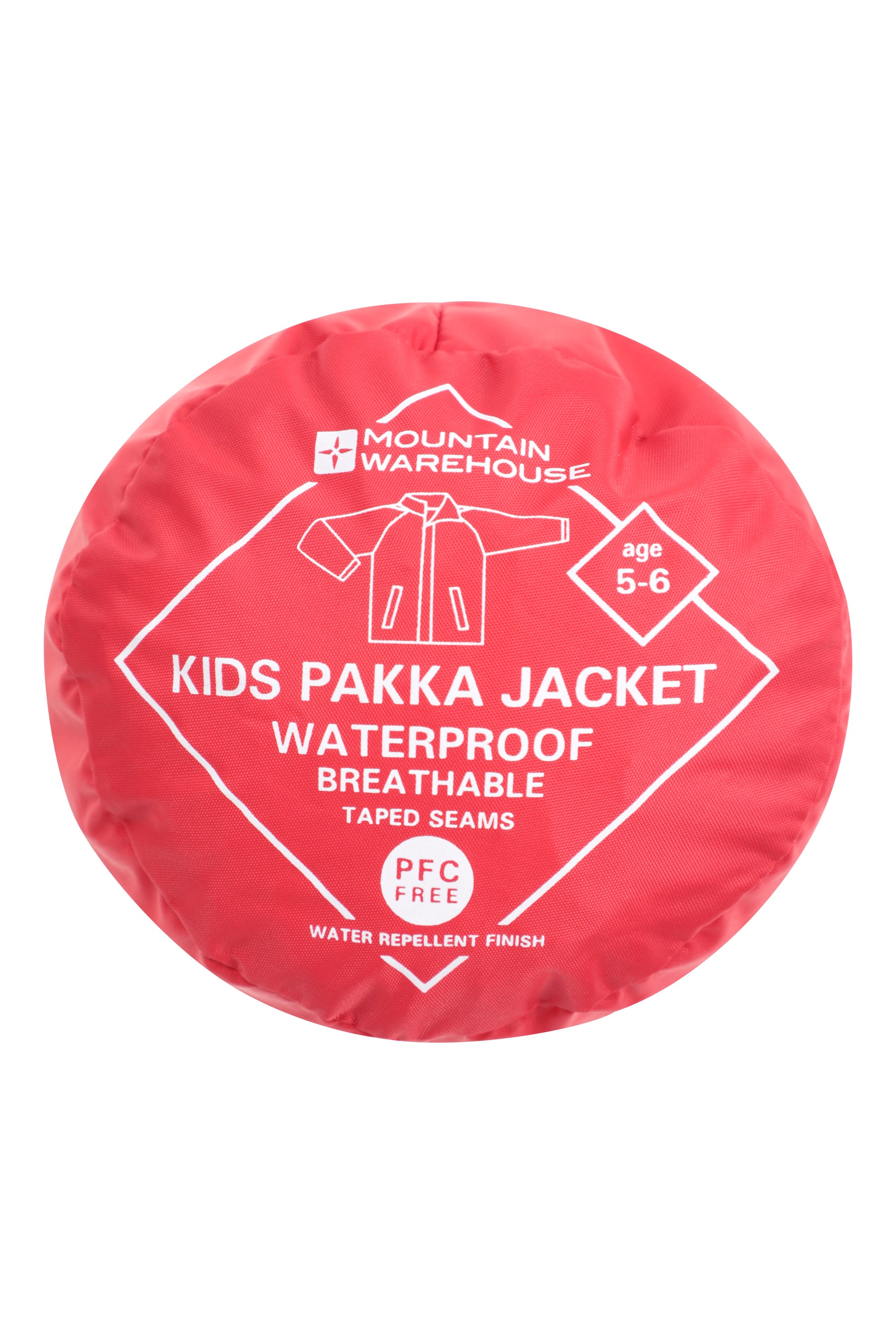 Pakka kids cheap waterproof jacket