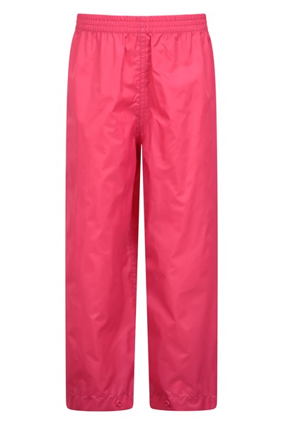 Pakka II Kids Waterproof Overtrousers - Pink