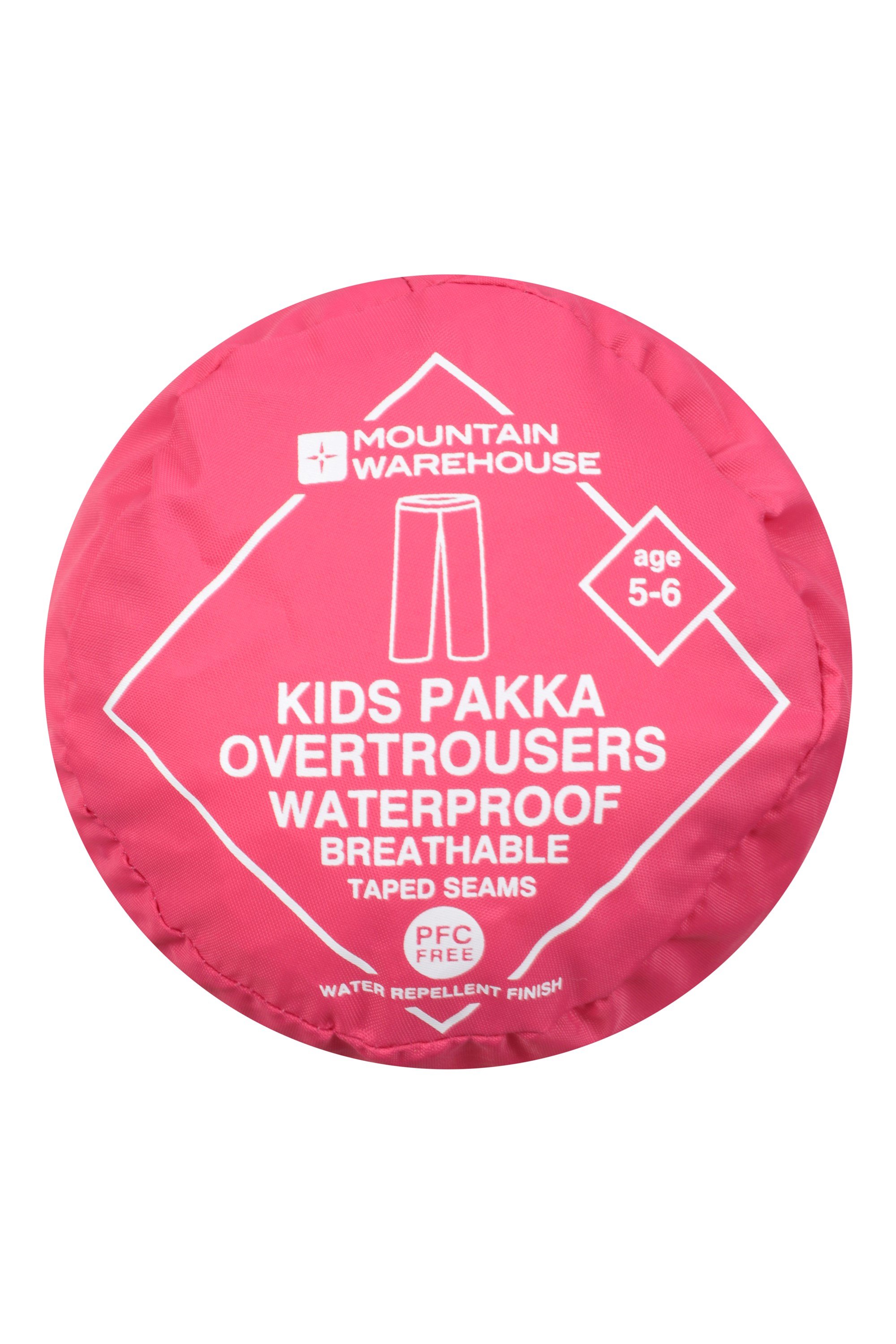 Mountain Warehouse Pakka Kids Waterproof Over Trousers - Taped