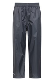Pakka II Kids Waterproof Overtrousers Charcoal