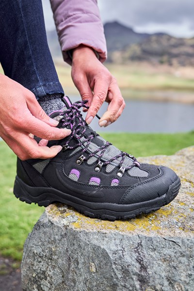 Adventurer Womens Waterproof Walking Boots - Black