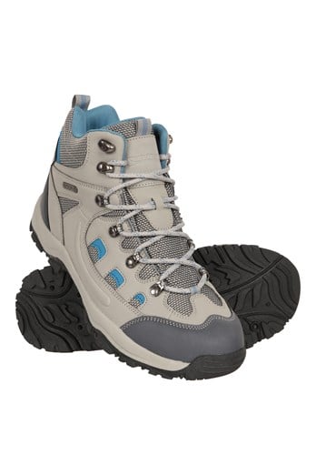 Adventurer Womens Waterproof Hiking Boots Light Grey
