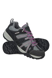 Direction II Womens Wide-Fit Waterproof Walking Shoes Grey