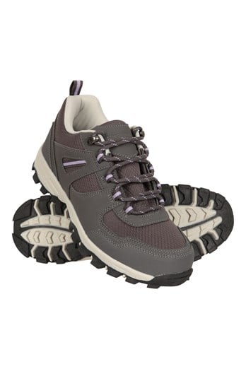 Mcleod Wide Fit Womens Walking Shoes Dark Grey