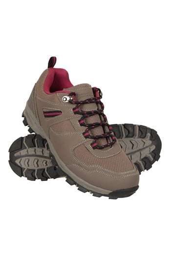 Mcleod Wide Fit Womens Walking Shoes Light Brown