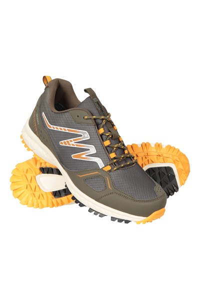 Enhance Mens Waterproof Trail Runner Sneakers - Green