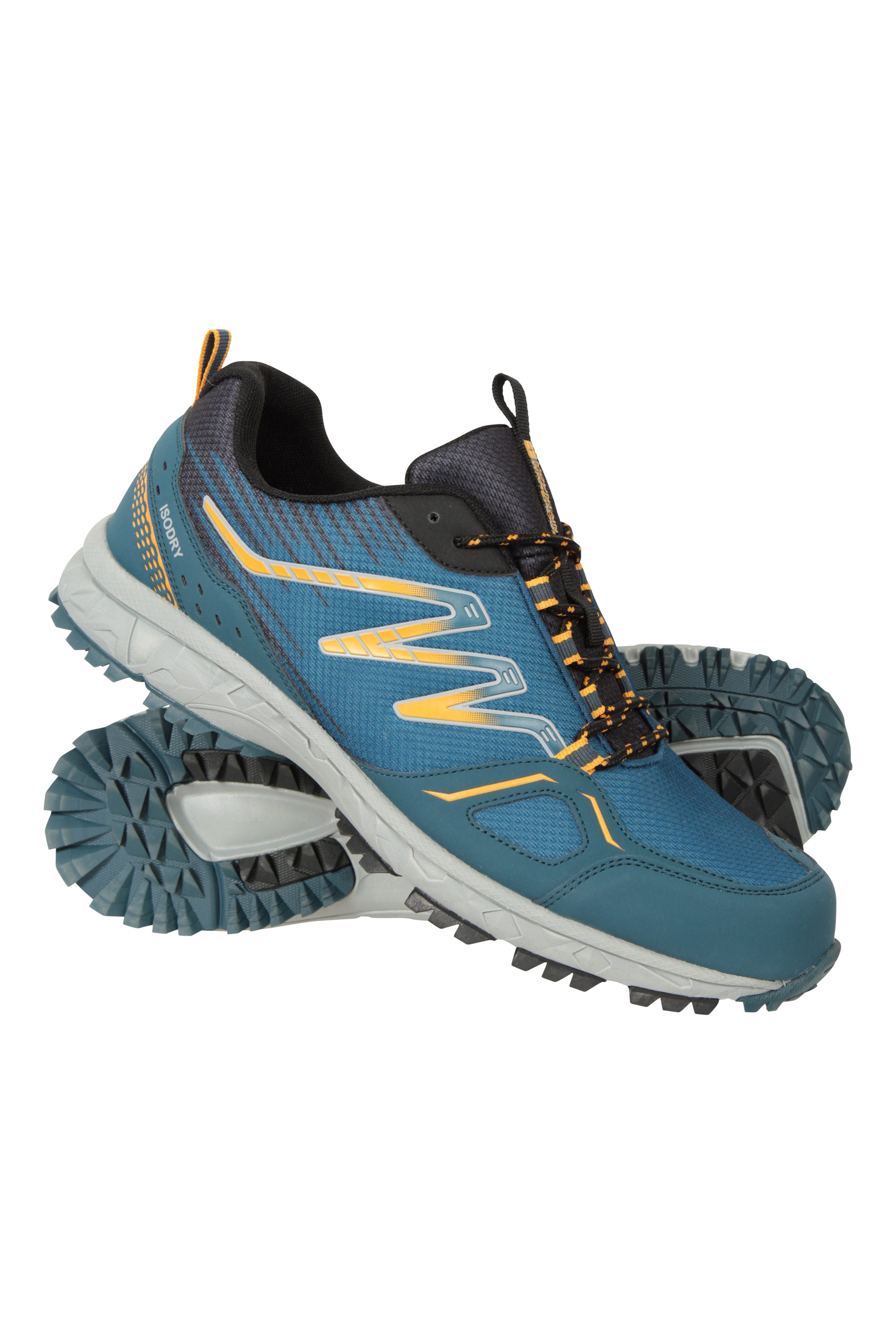 Enhance Mens Waterproof Trail Runner Sneakers - Yellow