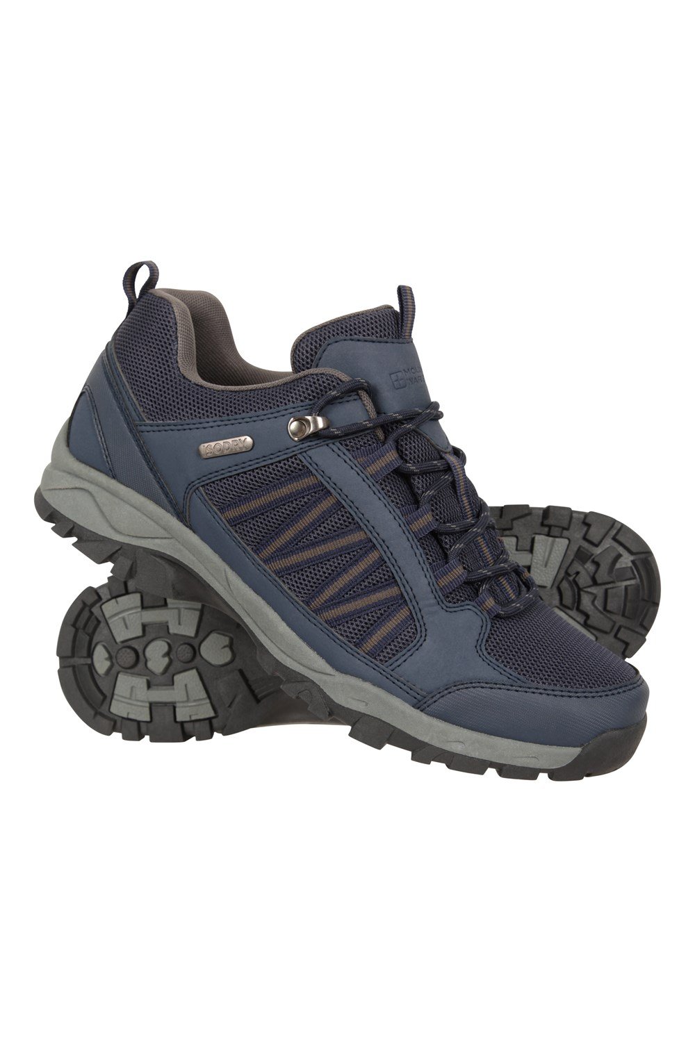 Mountain Warehouse Path Men's Walking Shoes Breathable Waterproof Gym Trainers
