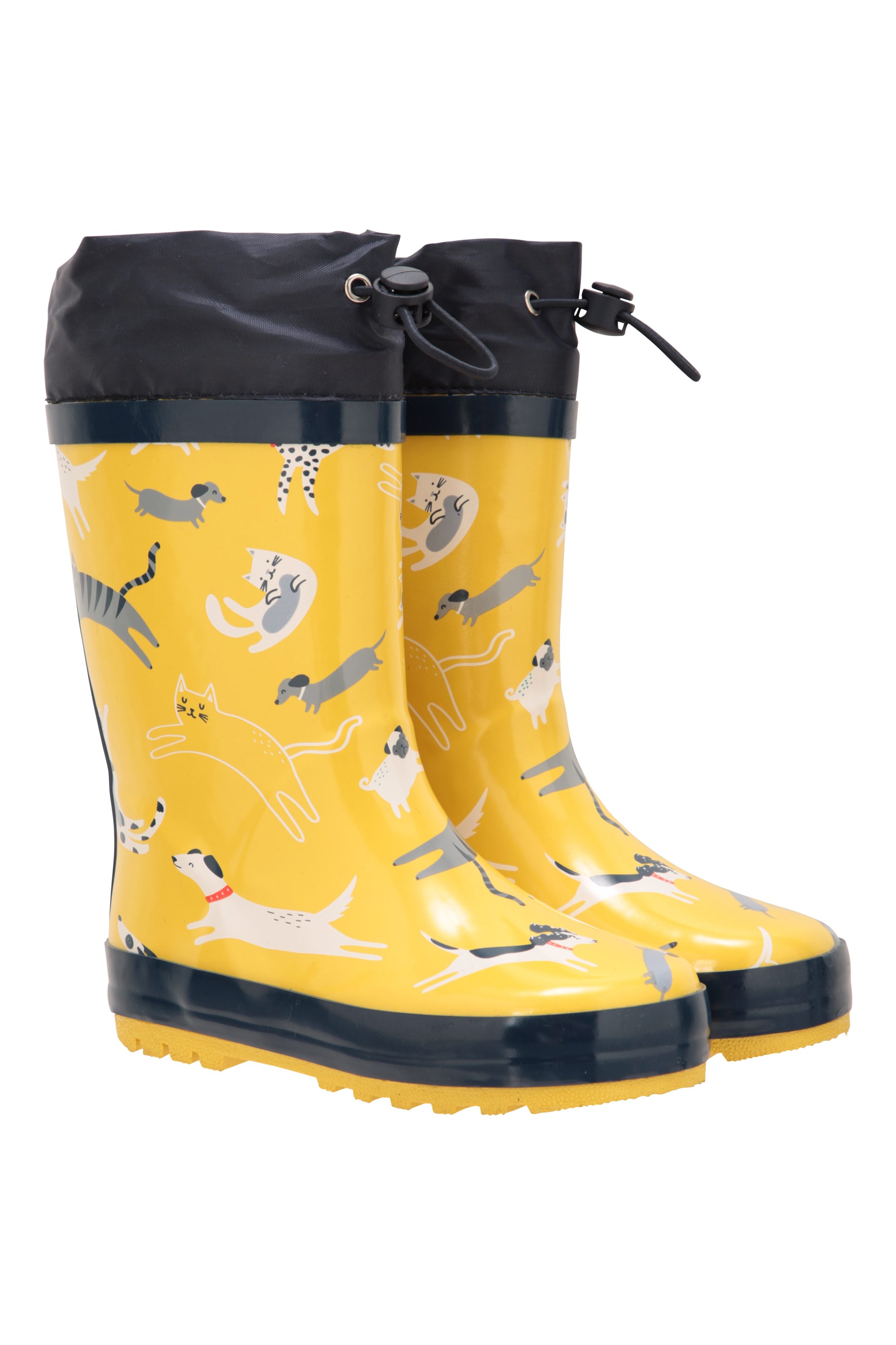Pattern Winter Toddler Rain Boots Ii - Yellow