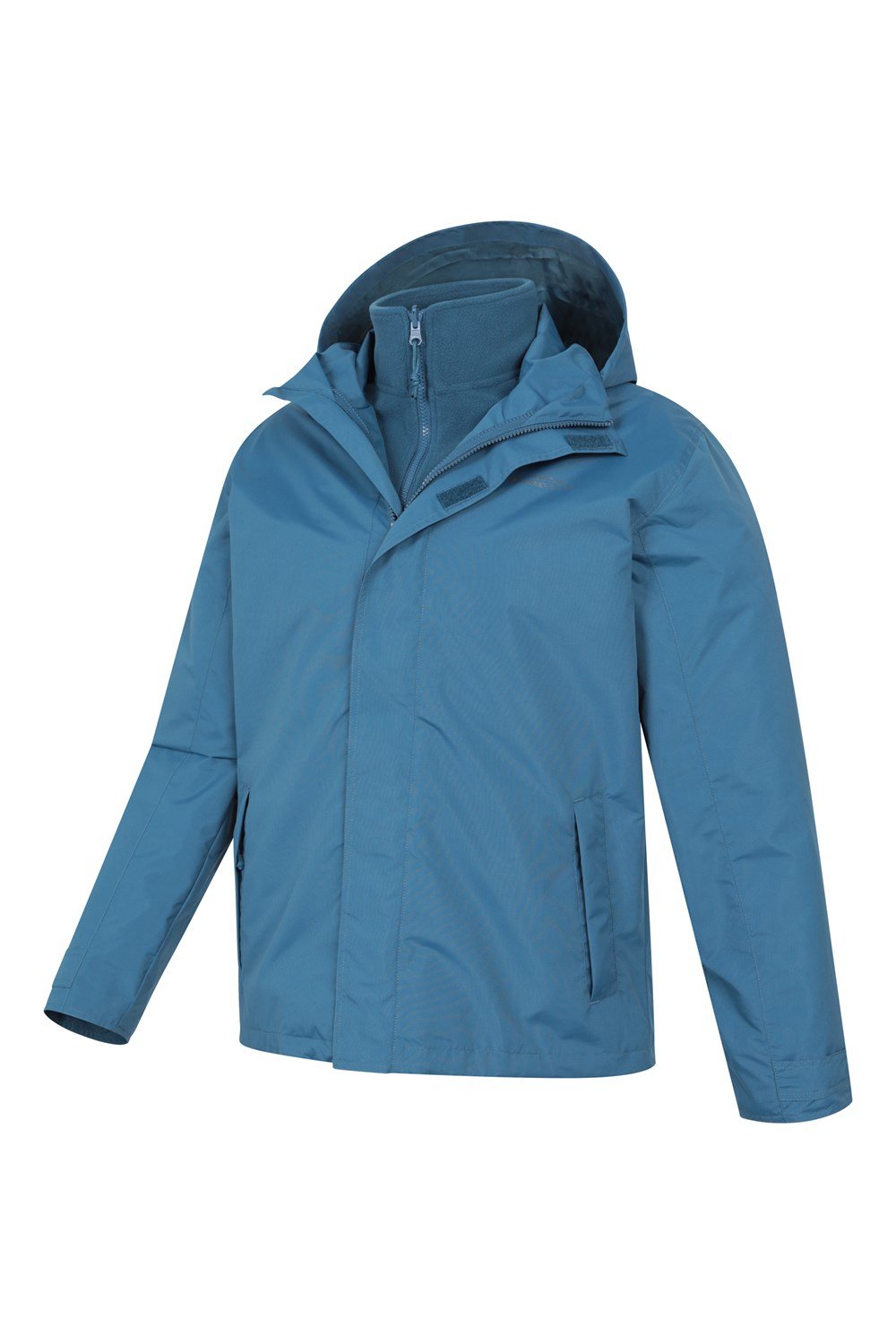 Mountain Warehouse Fell Men's 3 in 1 Water Resistant Jacket with Adjustable Hood - Picture 43 of 94
