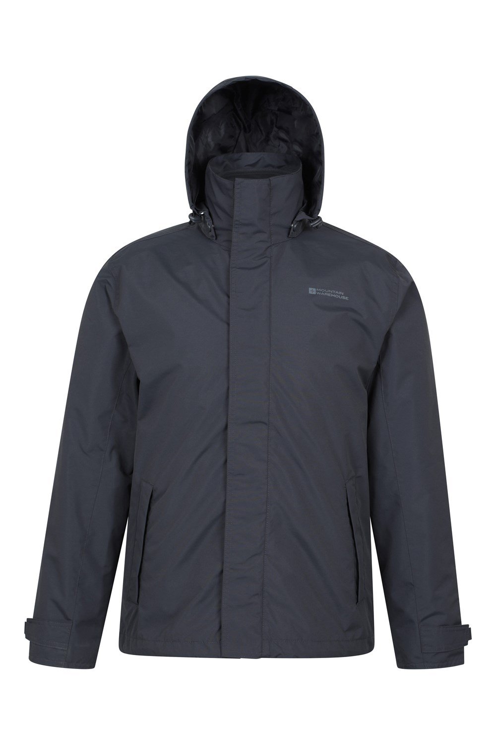 Mountain Warehouse Fell Men's 3 in 1 Water Resistant Jacket with Adjustable Hood - Picture 76 of 94
