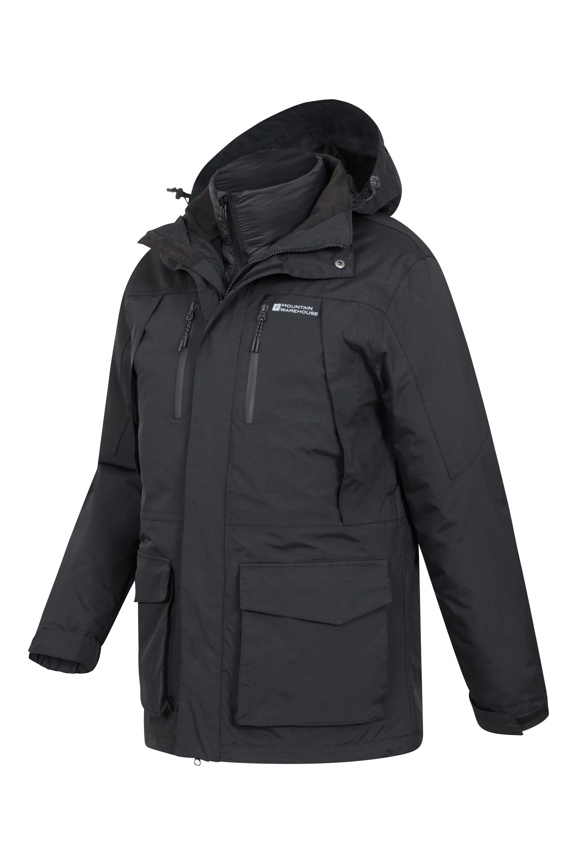 Correspondent mens down padded 3 sale in 1 jacket
