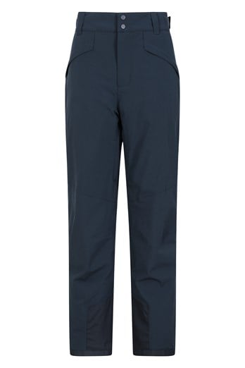 Orbit II Mens 4 Way Stretch Waterproof Ski Pants - Short Length Navy