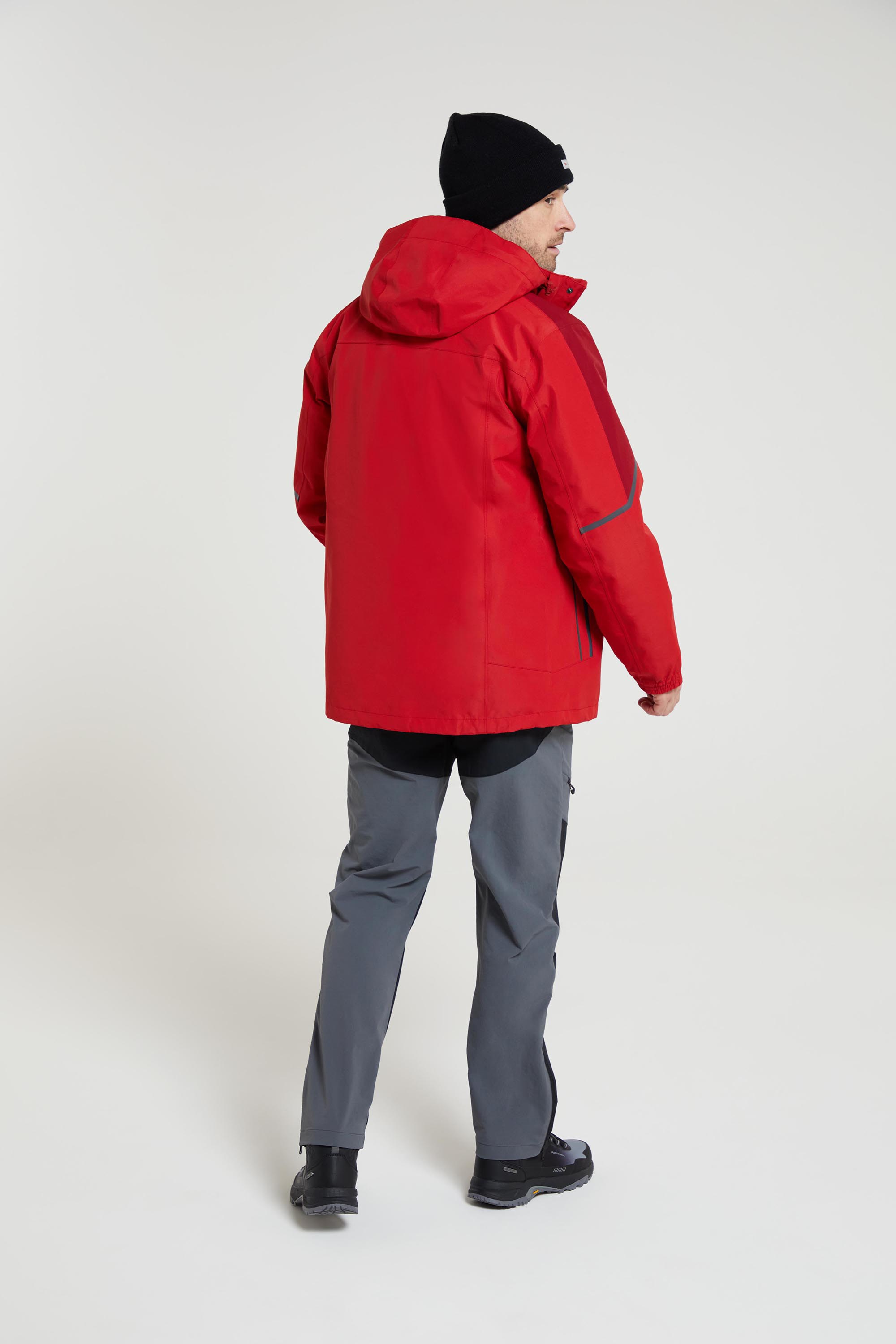 Mountain Warehouse Extreme III Mens 3-in-1 Jacket Dark Red