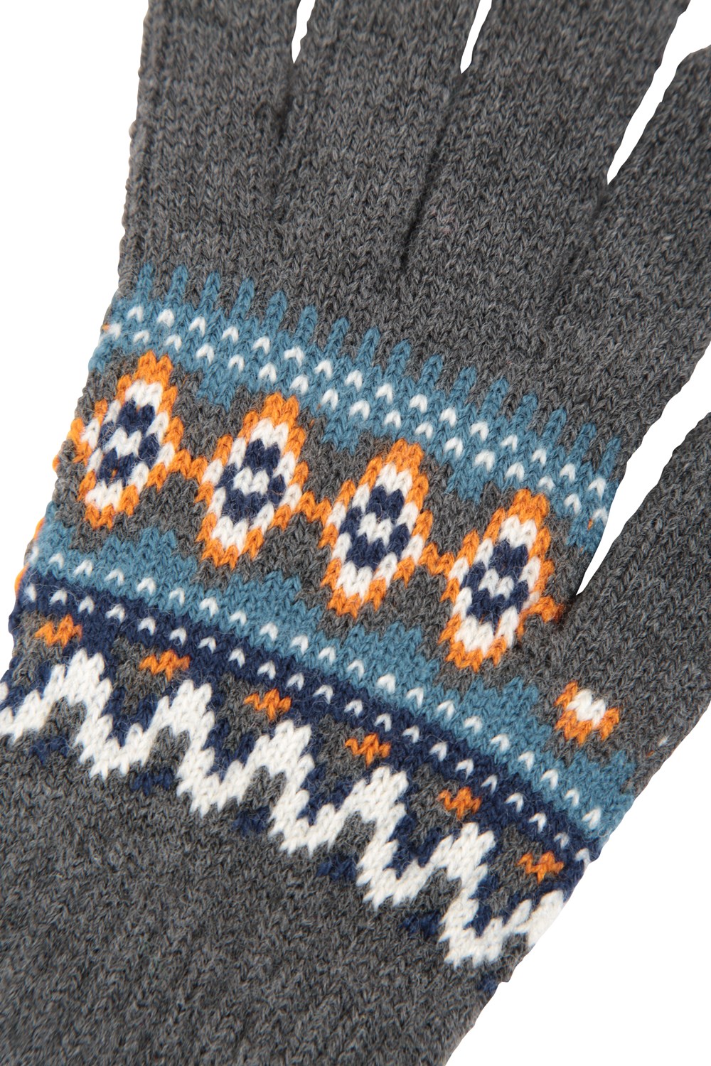 Mountain Warehouse Kids Fairisle Gloves Girls Knit Hand Cover Walking Outdoors - Picture 12 of 18
