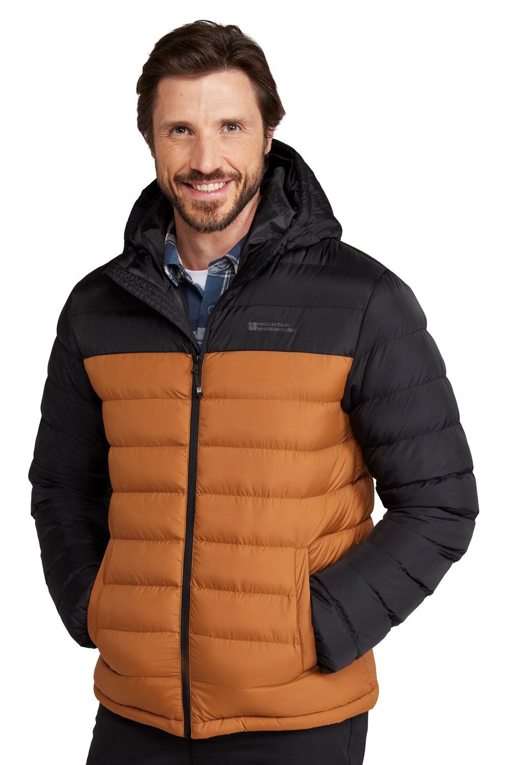 Mountain Warehouse Seasons Men's Padded Warm Jacket Water Resistant Casual Coat - Picture 94 of 147