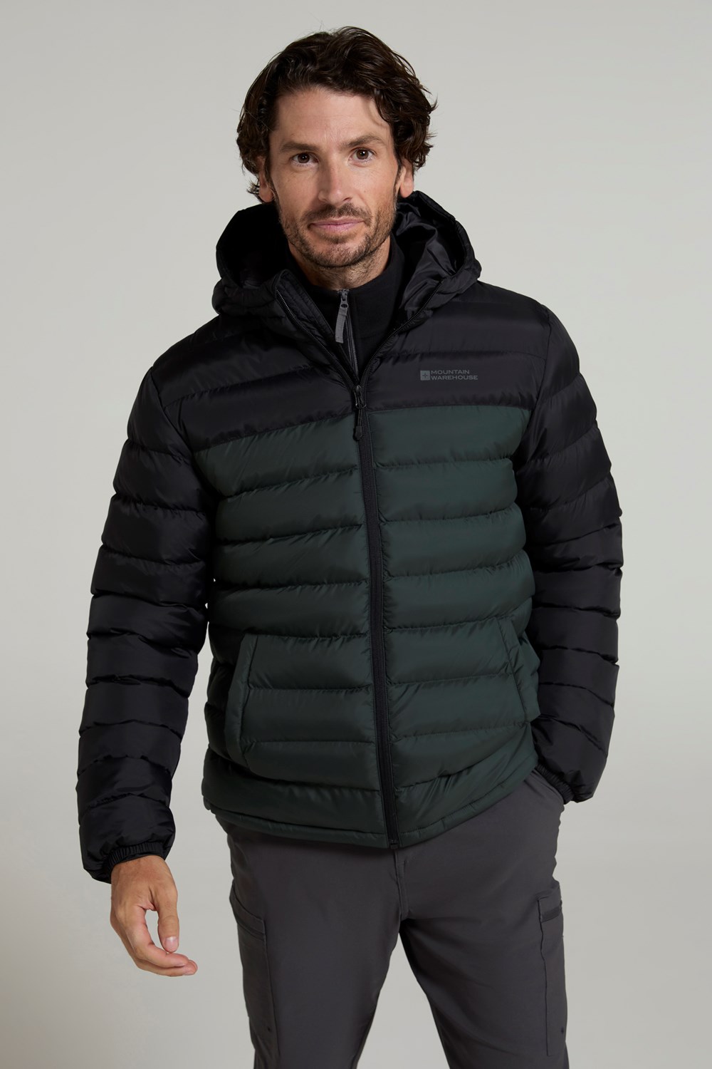 Mountain Warehouse Seasons Men's Padded Warm Jacket Water Resistant Casual Coat - Picture 97 of 147