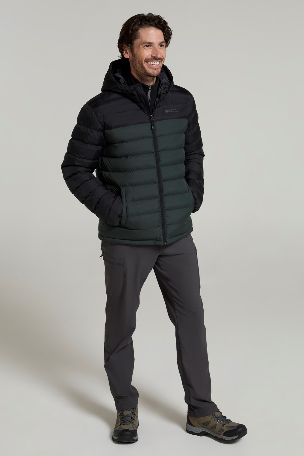 Mountain Warehouse Seasons Men's Padded Warm Jacket Water Resistant Casual Coat - Picture 99 of 147