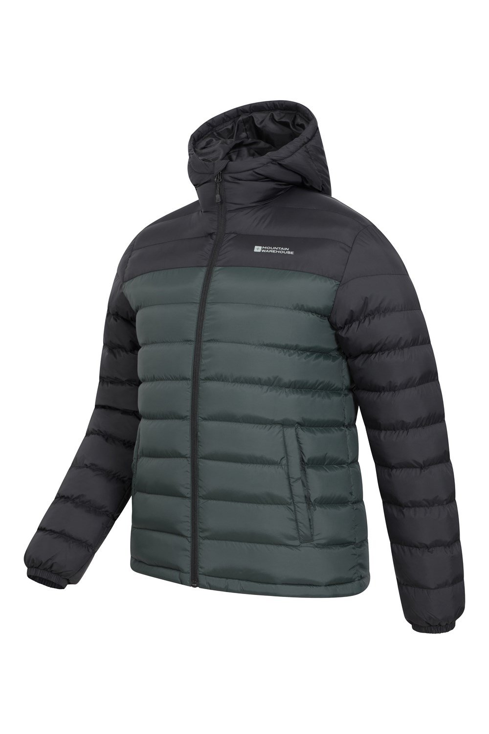Mountain Warehouse Seasons Men's Padded Warm Jacket Water Resistant ...
