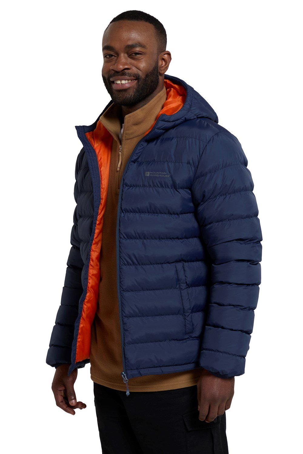 Mountain Warehouse Seasons Men's Padded Warm Jacket Water Resistant Casual Coat - Picture 136 of 147