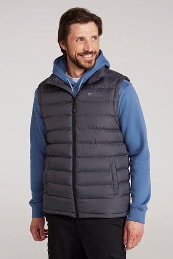 Seasons II Mens Insulated Vest Charcoal