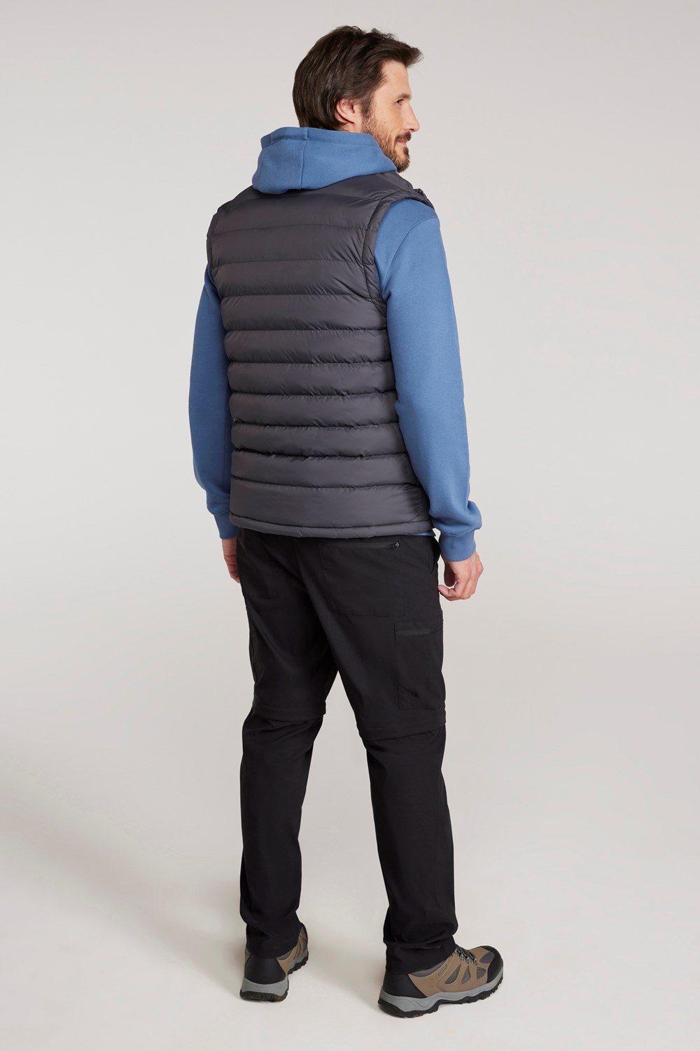 Mountain Warehouse Seasons Men's Padded Gilet Water Resistant Walking Vest Coat - Picture 21 of 102