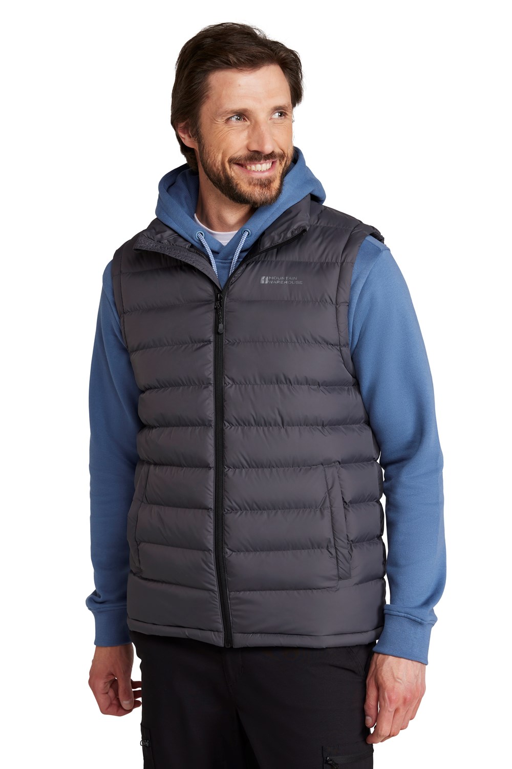 Mountain Warehouse Seasons Men's Padded Gilet Water Resistant Walking Vest Coat - Picture 27 of 102