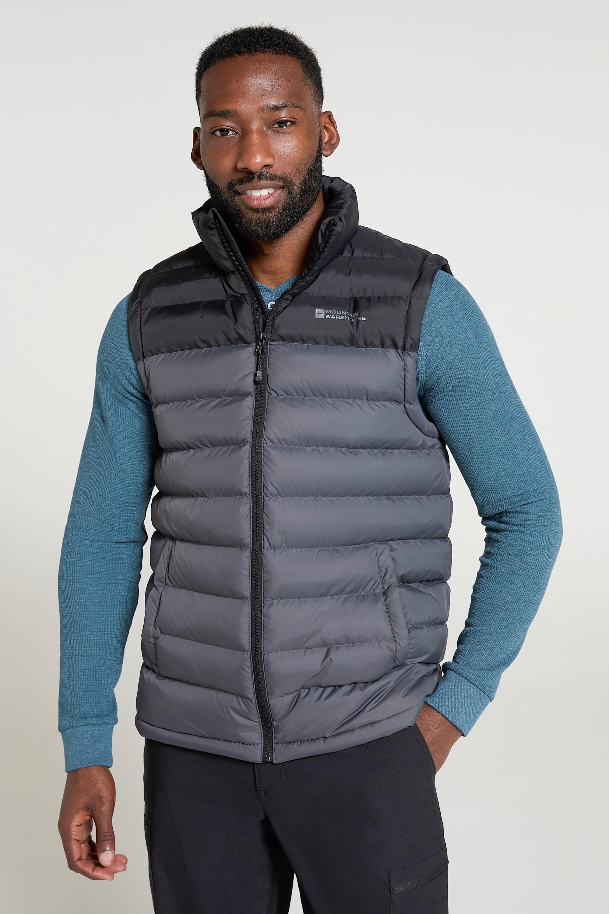 Mens hooded gilet bodywarmer best sale