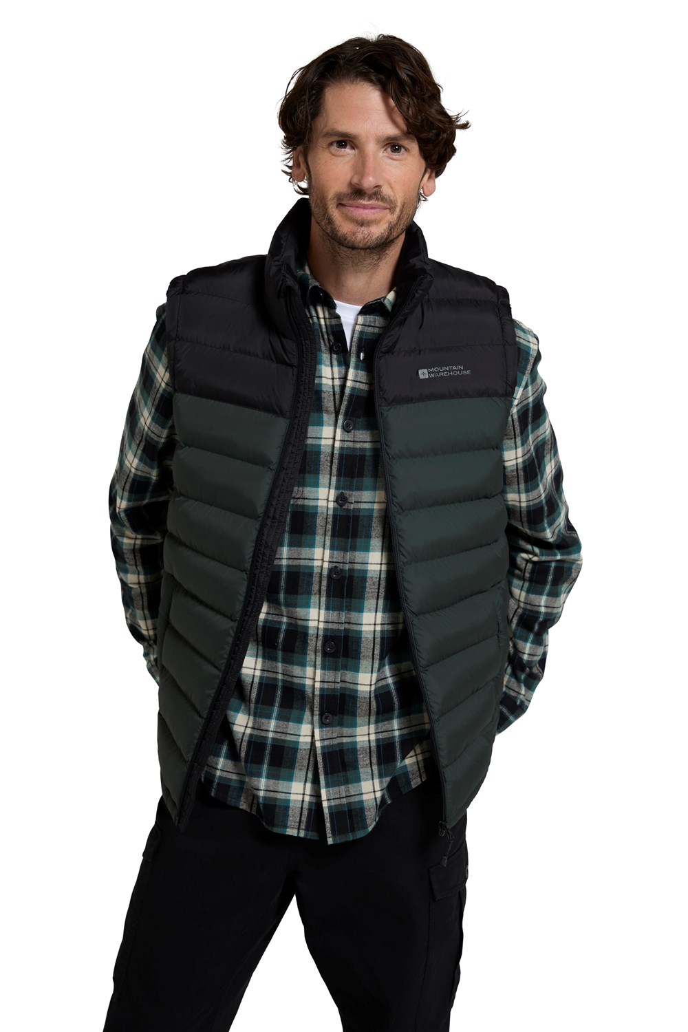 Mountain Warehouse Seasons Men's Padded Gilet Water Resistant Walking Vest Coat - Picture 58 of 102