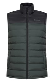 Seasons II Mens Padded Gilet Green