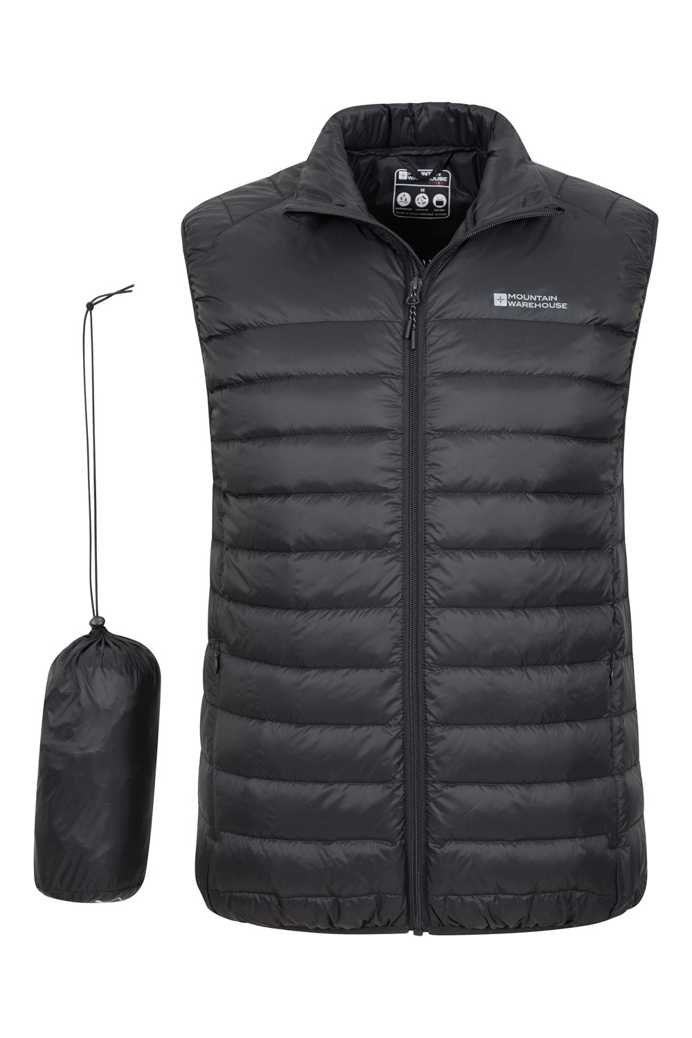 Mountain Warehouse Featherweight Men's Down Gilet Water Resistant Vest Coat - Picture 23 of 33