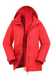 Fell II Womens 3 in 1 Jacket Active Red