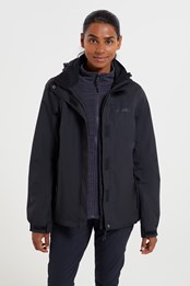 Fell II Womens 3 in 1 Jacket Black