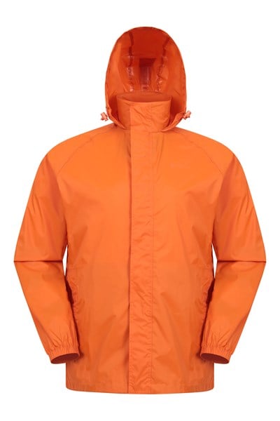 Pakka Mens Waterproof Jacket - Orange