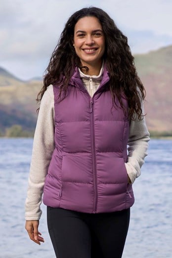 Astral II Womens Padded Gilet Purple