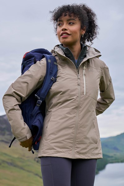 Rainforest II Extreme Womens Waterproof Jacket - Beige