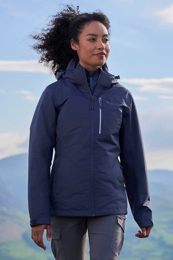 Rainforest II Extreme Womens Waterproof Jacket Blue