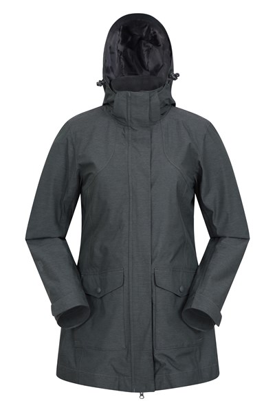 Shore II Womens Waterproof Jacket - Grey