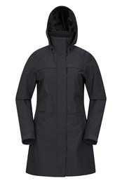 Cloudburst Textured Womens Waterproof Jacket Black