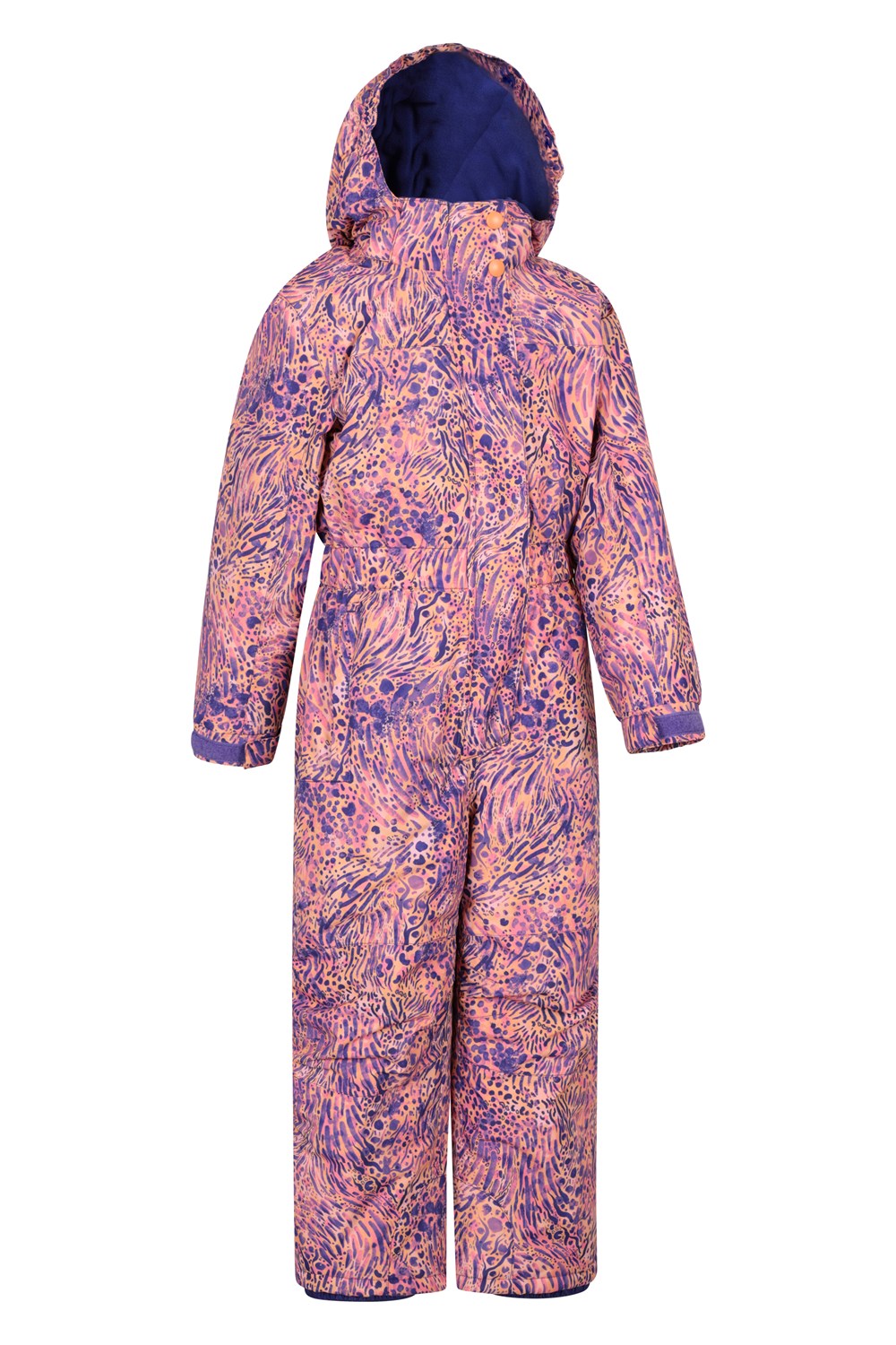 Mountain Warehouse Cloud Print Kids All In One Snowsuit Waterproof Fleece Lined - Picture 36 of 87