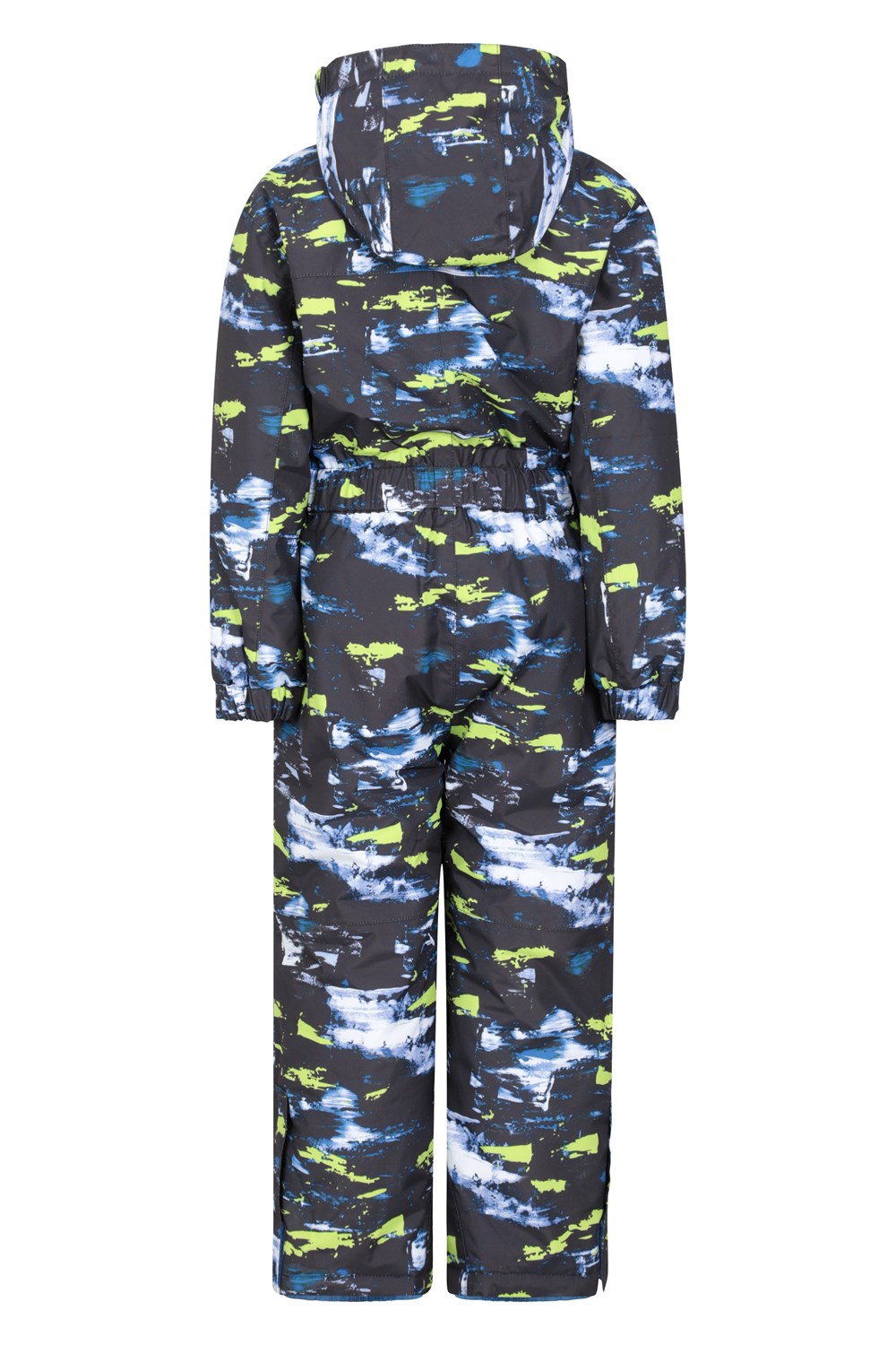 Mountain Warehouse Cloud Print Kids All In One Snowsuit Waterproof Fleece Lined - Picture 60 of 87