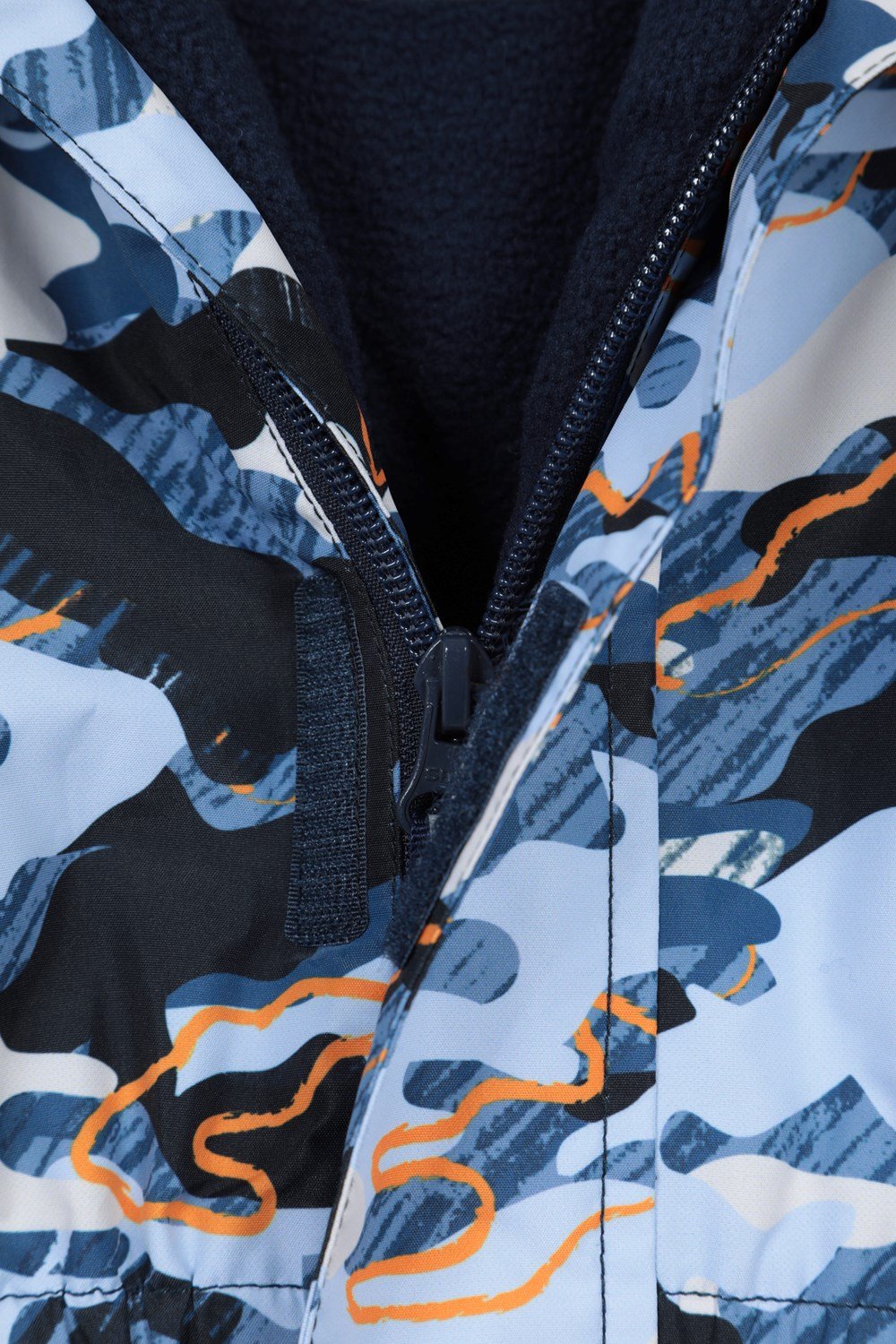 Mountain Warehouse Cloud Print Kids All In One Snowsuit Waterproof Fleece Lined - Picture 71 of 87
