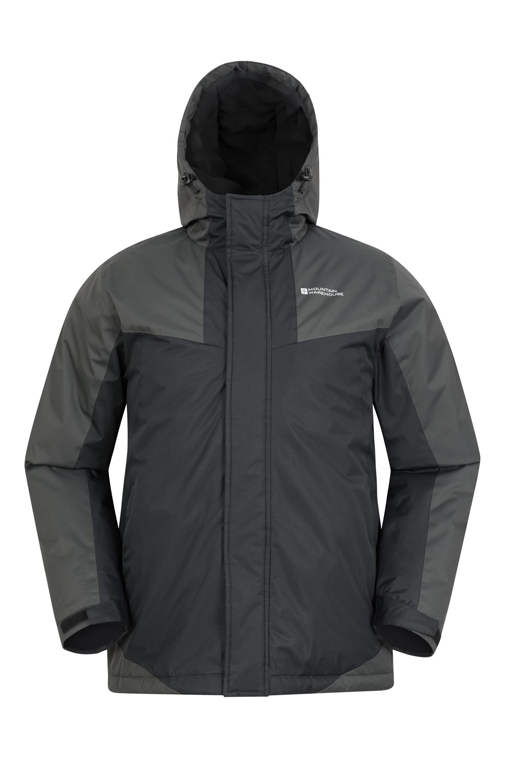 Mountain Warehouse Dusk Men's Ski Jacket Water Resistant Rain Coat with ...