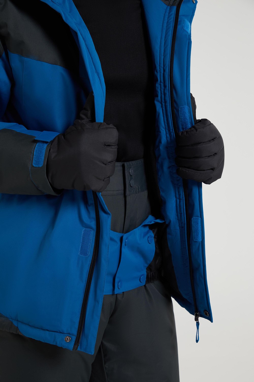 Mountain Warehouse Dusk Men's Ski Jacket Water Resistant Rain Coat with Pockets - Picture 42 of 83